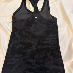 Black Camouflage Women's Tank Top